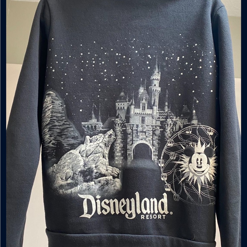 Disney Women's Black Crewneck Jacket